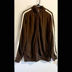 Old Navy Men's zip up jacket, Size XL, Brown